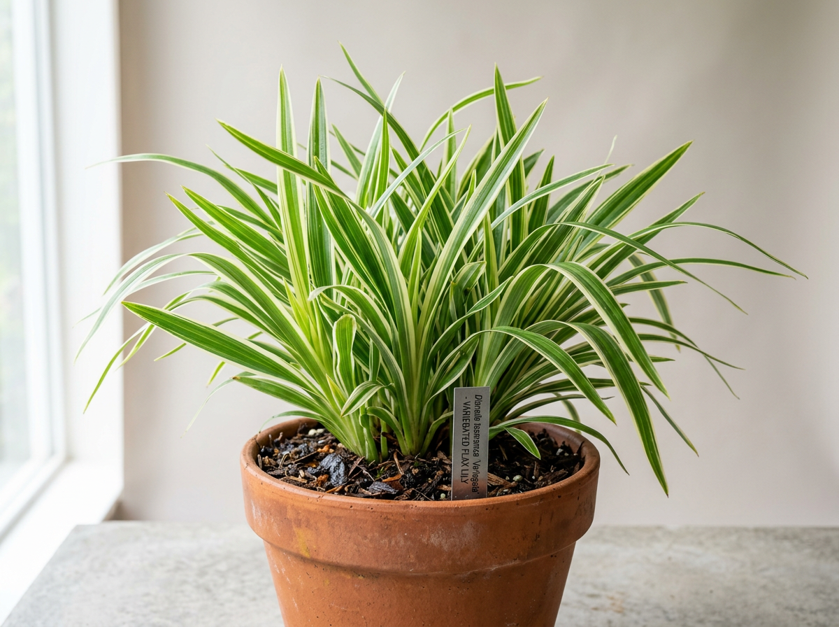 Variegated Flax Lily